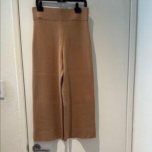 Ann Taylor Factory Tan Wide Leg Pants, Medium NWT